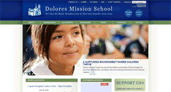 Desktop Screenshot of doloresmissionschool.org